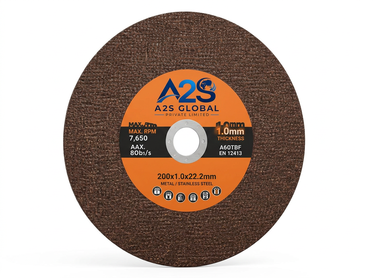 Cutting disc product showcase